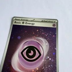 Pokemon TCG 151 Cosmos Holo Psychic Energy 005 *3 Swirls* Pack Fresh / NM - Image 2
