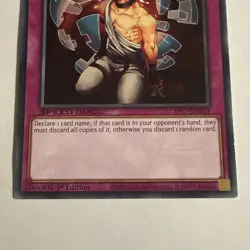 Mind Crush - Secret Rare 1st Edition SBC1-ENE19 - NM - YuGiOh - Image 3