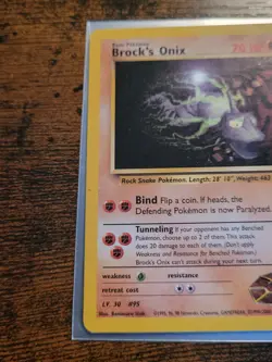 BROCK'S ONIX GYM HEROES 21/132 NON-HOLO RARE 2000 POKEMON TCG - Image 4