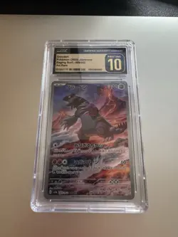 Pokemon Groudon 2023 Scarlet & Violet Raging Surf Japanese CGC Pristine 10 - Image 1