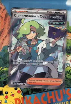 Pokemon TCG Ciphermaniac's Codebreaking 198/162 Temporal Forces NM/M - Image 1