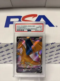 PSA 10 2020 Pokemon SWSH BSP Charizard V CHMPN. Path Elite TRNR BOX - Image 1