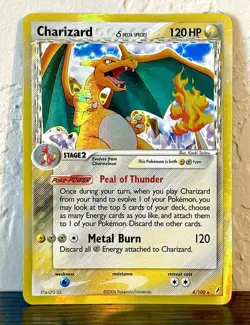 Pokemon TCG Charizard Delta Species 4/100 EX Crystal Guardians 2006 Holo Rare - Image 1