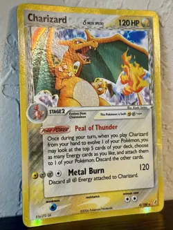 Pokemon TCG Charizard Delta Species 4/100 EX Crystal Guardians 2006 Holo Rare - Image 2