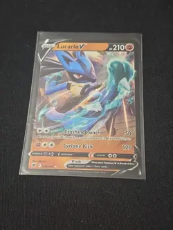 Lucario V 078/189 Swsh10: Astral Radiance Holo Ultra Rare Pokemon TCG Near Mint - Image 1