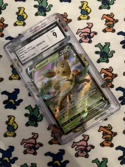 Leafeon V Pokemon (2021) Black Star Promos - SWSH194 Holo • MT - CGC 9 - Image 1