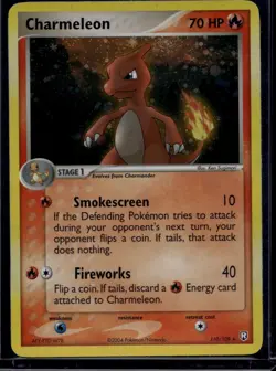 Pokemon TCG Charmeleon 110/109 Team Rocket Returns Holo Rare LP Swirl - Image 1