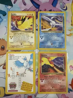Pokemon Legendary Birds Blackstar Promo Lot Of 4 - Image 1