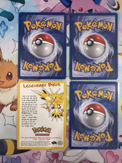 Pokemon Legendary Birds Blackstar Promo Lot Of 4 - Image 2