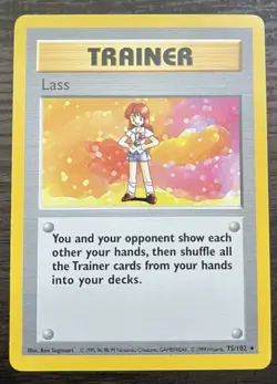 Lass 075/102 Pokemon TCG WOTC Base Set (Shadowless) Regular MINT - Image 1