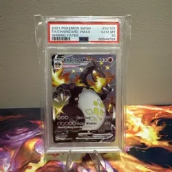 2021 Pokemon SWSH Shining Fates Charizard VMAX #SV107 PSA 10 Gem Mint - Image 1