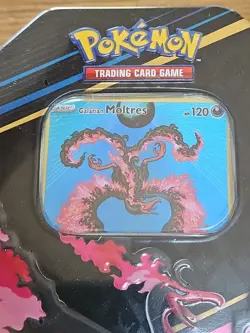 (2) Pokemon TCG: Crown Zenith Galarian Moltres Tins SEALED NEW - Image 3