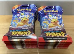 (90) Pokemon Surging Sparks Sleeved Booster Packs Factory Sealed Various Artwork - Image 4