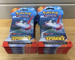 (90) Pokemon Surging Sparks Sleeved Booster Packs Factory Sealed Various Artwork - Image 5