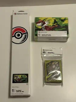 TYRUNT / TYRANTRUM (Pokemon Center) PLAYMAT/SLEEVES/DECK BOX COMBO Mouse Pad NEW - Image 1