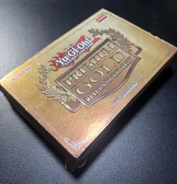 YuGiOh TCG 1st Edition 1996 Premium Gold Return Of The Bling 13 Card Lot + Box - Image 1