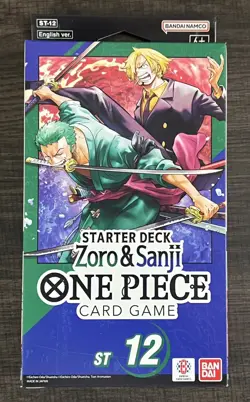 ONE PIECE CARD GAME - ZORO AND SANJI - ST12 STARTER DECK ENGLISH - Image 1