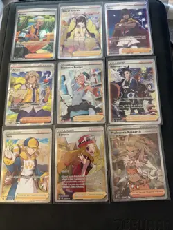 Pokemon 9 Trainer Card Lot All NM Or Better - Image 1