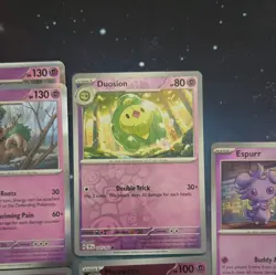 Pokemon TCG 7-Card Psychic Lot (English, Regular, 2024) Deoxys Trevenant - Image 4