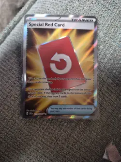 Pokemon TCG: Chaos Rising - Special Red Card (113/086) Full Art Holo Trainer - Image 1