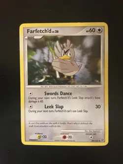 Pokemon Farfetch’d Secret Wonders Card #49/132 Diamond And Pearl 2007 - Image 1