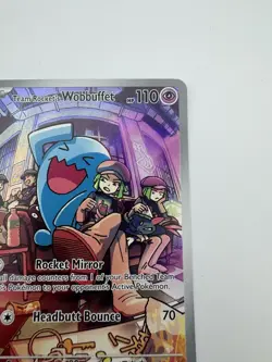 Team Rocket's Wobbuffet 203 Scarlet & Violet Destined Rivals Promo Card English - Image 3