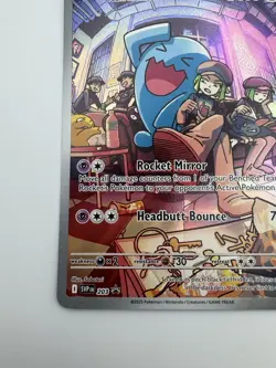 Team Rocket's Wobbuffet 203 Scarlet & Violet Destined Rivals Promo Card English - Image 4