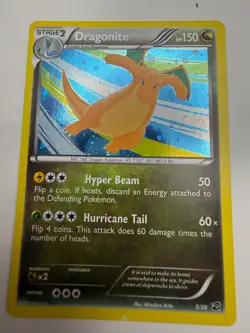 Dragonite 5/20 Cosmos Holo Rare - Dragon Vault Pokemon Card (LP) - Image 1