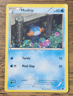 Mudkip 5/12 Holo Rare HP-DAM 2014 Pokemon Mcdonalds 2015 Promo Card Aya Kusube - Image 1
