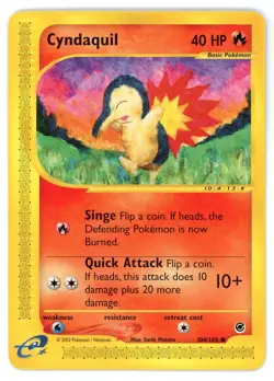 Cyndaquil 104/165 Expedition Base Set Pokemon Card - Image 1