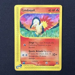 Cyndaquil 104/165 Expedition Base Set Pokemon Card - Image 2