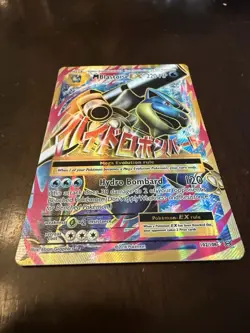 Pokemon TCG XY- Evolutions M Blastoise EX Full Art Holo Ultra Rare Card 102/108 - Image 2