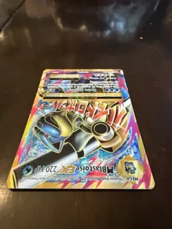 Pokemon TCG XY- Evolutions M Blastoise EX Full Art Holo Ultra Rare Card 102/108 - Image 4