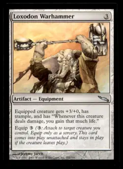 Loxodon Warhammer LP Light Play Mirrodin MTG [9074] - Image 1