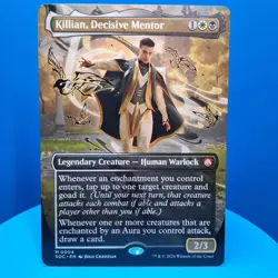 Killian, Decisive Mentor (Borderless) Commander: Secrets of Strixhaven Regular - Image 1