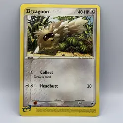 85/100 | Zigzagoon | EX Sandstorm | Pokemon Card | Excellent - Image 1