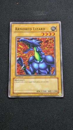Yugioh! Armored Lizard - 1st Edition - Common - SDJ-009 - Image 1