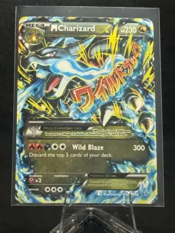 Pokemon M Charizard EX 69/106 Flashfire Mega Evolution Holo Ultra Rare 230 HP - Image 1