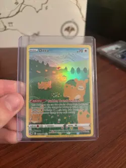 🔥MINTY CLEAN🔥 Pokemon Ditto GG22/GG70 Crown Zenith Galarian Gallery UR Holo - Image 1