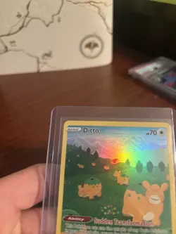 🔥MINTY CLEAN🔥 Pokemon Ditto GG22/GG70 Crown Zenith Galarian Gallery UR Holo - Image 4