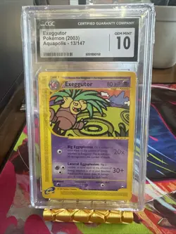 Pokemon TCG Exeggutor 13/147 Aquapolis E Reader CGC GEM MINT 10 - Image 1