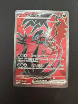 Pokemon Perfect Order Yveltal EX Full Art Ultra Rare Holo 105/088 - Image 1