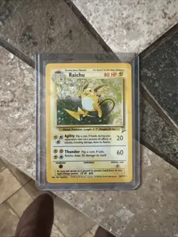 Pokemon TCG Base Set 2 16/130 Raichu Holo Rare - Image 1