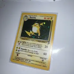 Pokemon TCG Base Set 2 16/130 Raichu Holo Rare - Image 2