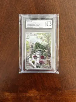 Pokemon 2023 Paldea Evolved Floragato Illustration Art Rare 197/193 CGC 8.5 MINT - Image 1