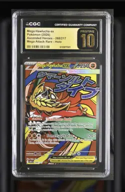 Mega Hawlucha ex 268/217 Ascended Heroes Holo CGC Pristine 10 (2026) - Image 1