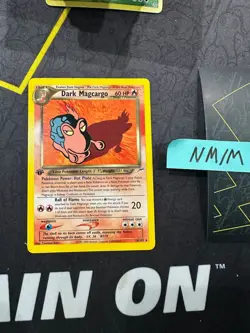 Pokemon Dark Magcargo Neo Destiny 1st Edition WOTC Vintage 18/105 142 💎NM💎 - Image 1
