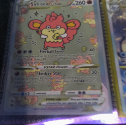 The Pokemon Company Pokemon TCG Simisear VSTAR GG37/GG70 Ultra Rare Holo EN 260 - Image 1
