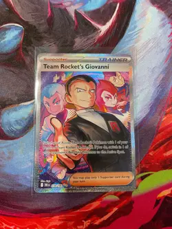 Pokemon Team Rocket's Giovanni 238/182 Destined Rivals NM/M+ full art DRI EN - Image 1