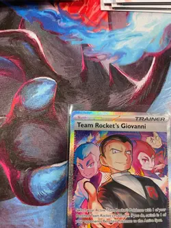 Pokemon Team Rocket's Giovanni 238/182 Destined Rivals NM/M+ full art DRI EN - Image 4